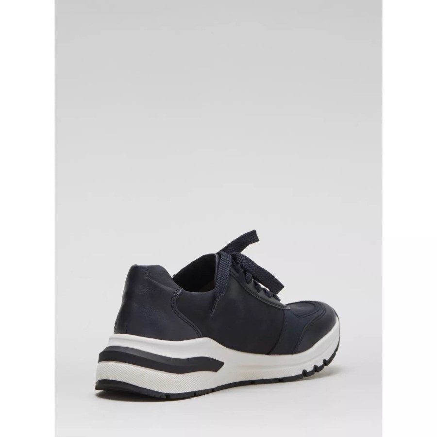 Rieker Navy Wedge Trainer Bleumarin