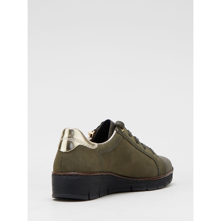 Antrenor Rieker Cu Material Mixt Negru