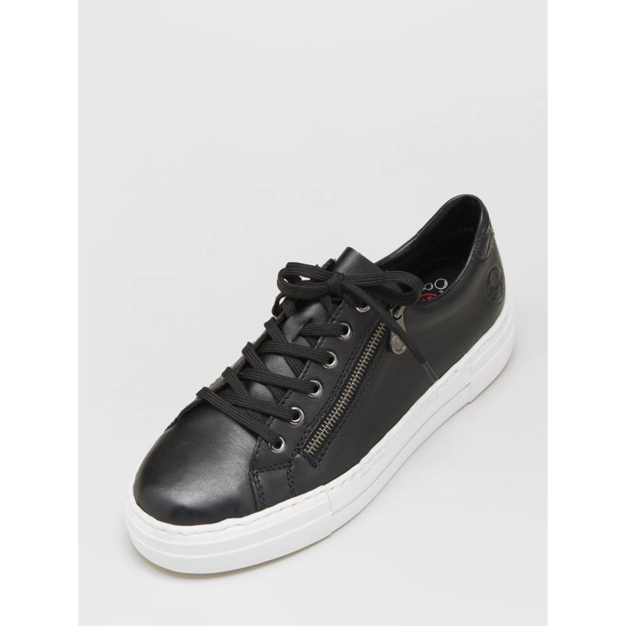 Antrenor Rieker Cu Fermoar Lateral Taupe