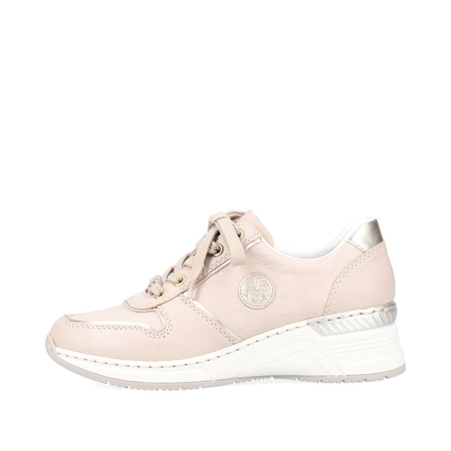 Beige Rieker N4349 Women Shoes
