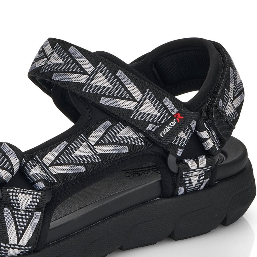 Sandale Barbatesti Rieker Black R-evolution 20802