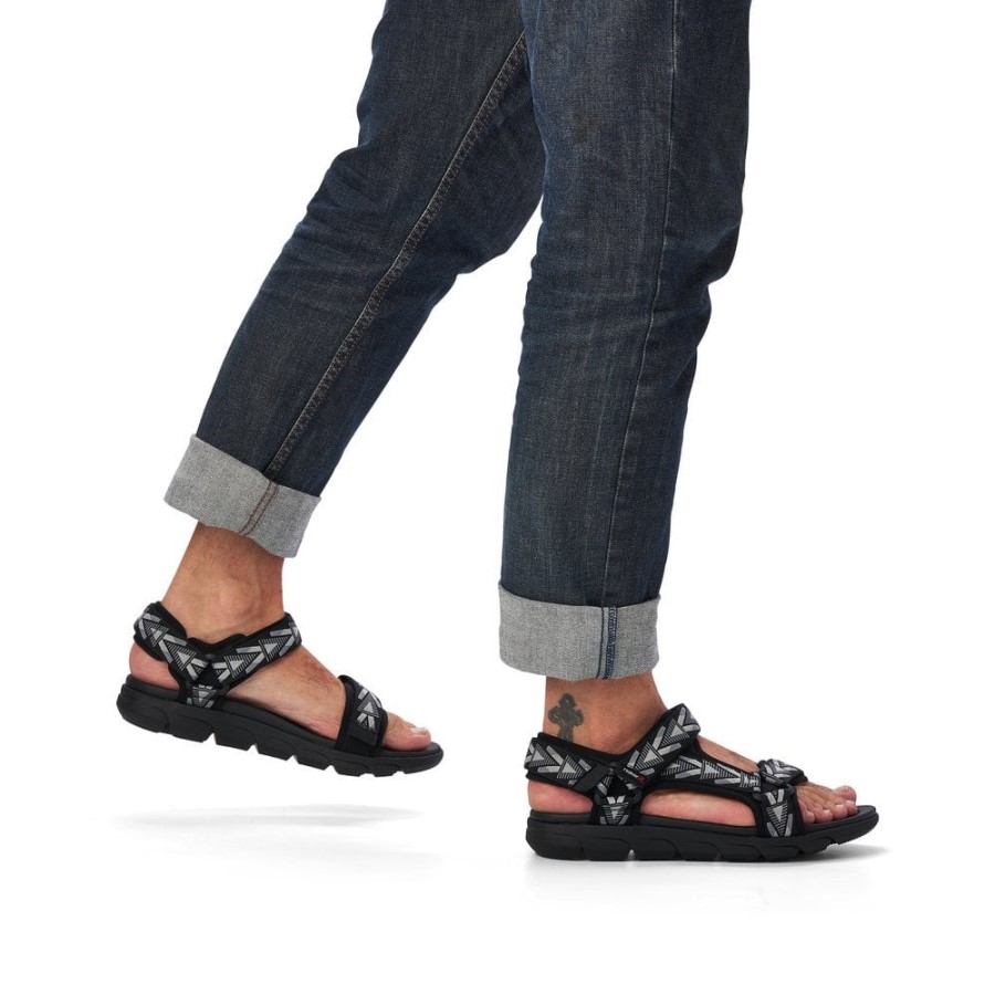 Sandale Barbatesti Rieker Black R-evolution 20802