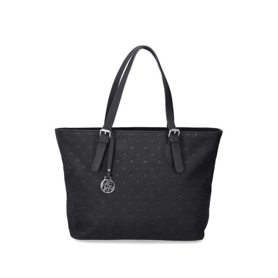 Geanta Neagra Rieker H1491-00 Femei Neagra Cu Fermoar