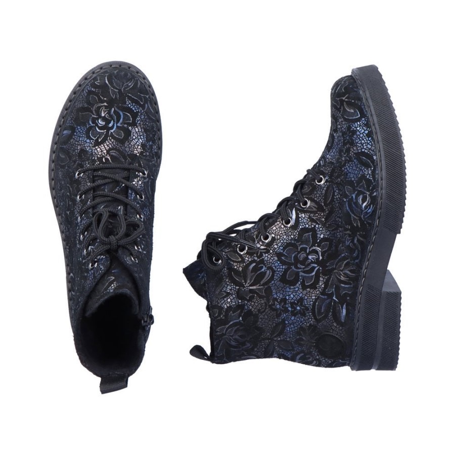 Cizme De Dama Blue Rieker 72010