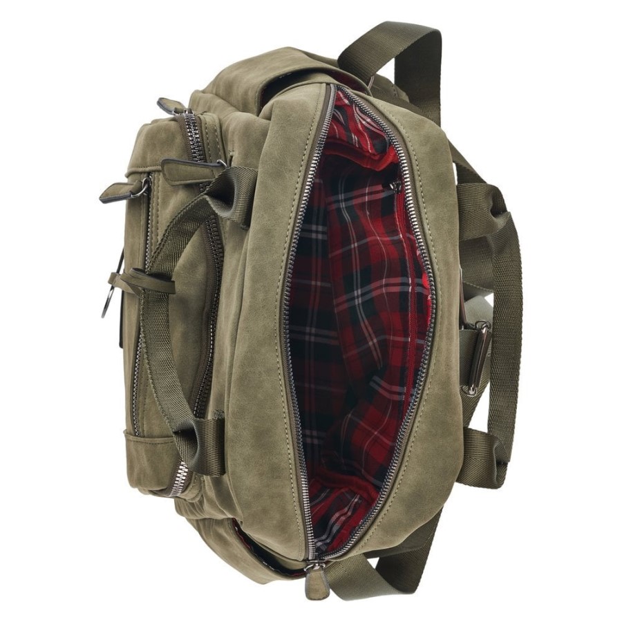 Rieker Green Remonte Q0520-54 Femei Geanta Verde Cu Fermoar