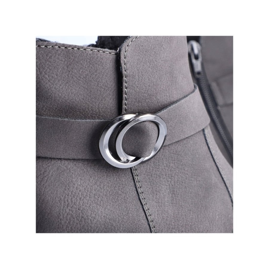Cizme Dama Gri Rieker 70289