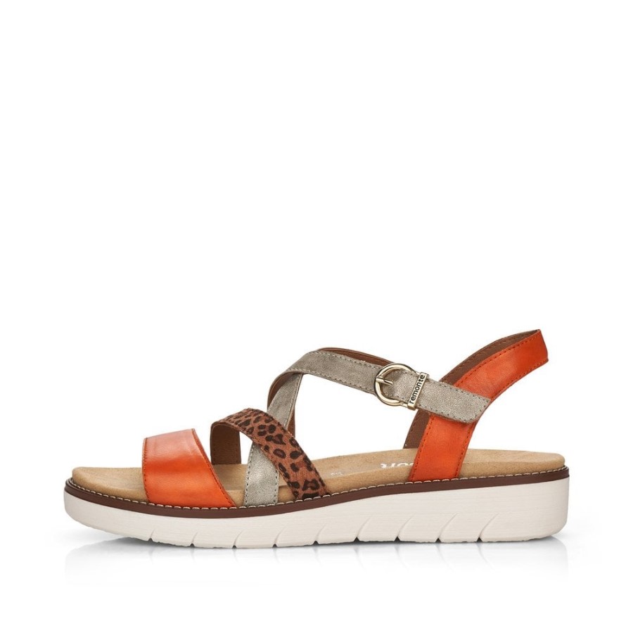 Sandale Rieker Metalizate Remonte D2063 Femei