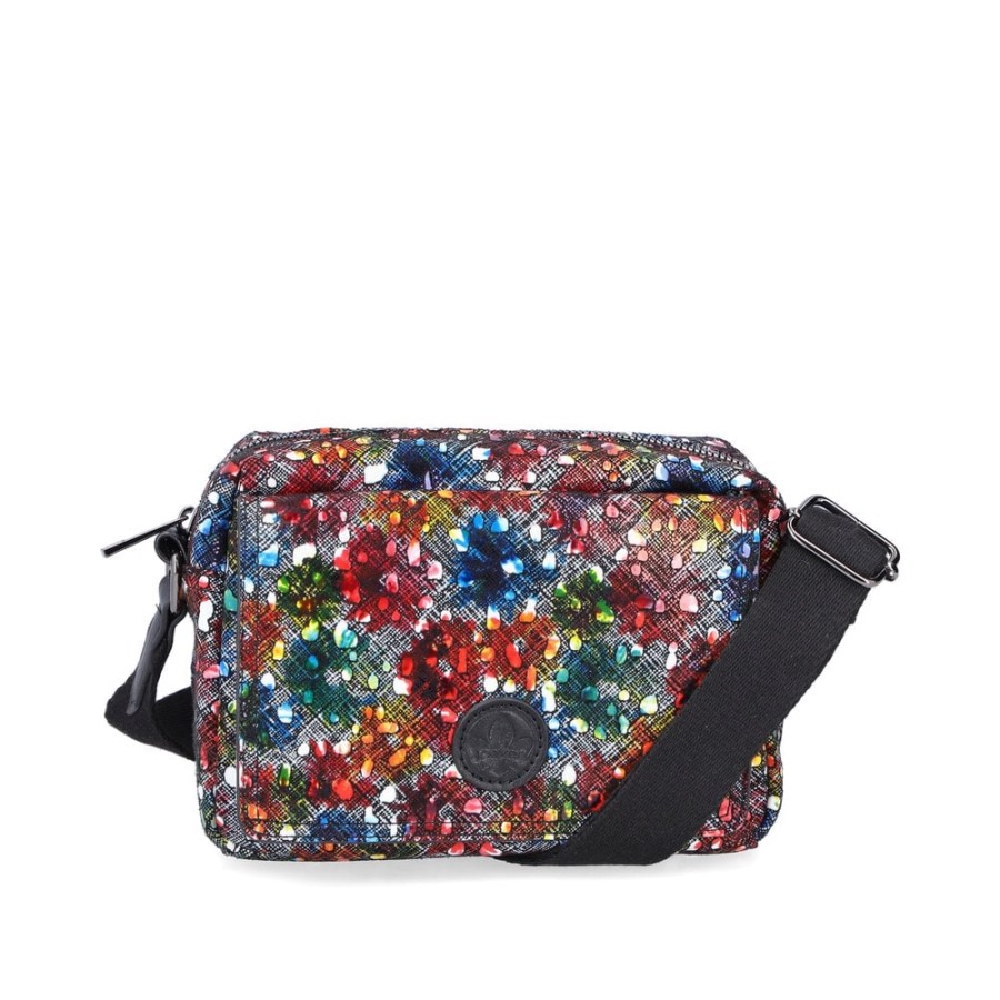 Geanta De Mana Cu Fermoar Multiplu Rieker Metalizat H1455-94