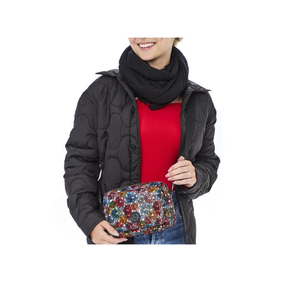 Geanta De Mana Cu Fermoar Multiplu Rieker Metalizat H1455-94