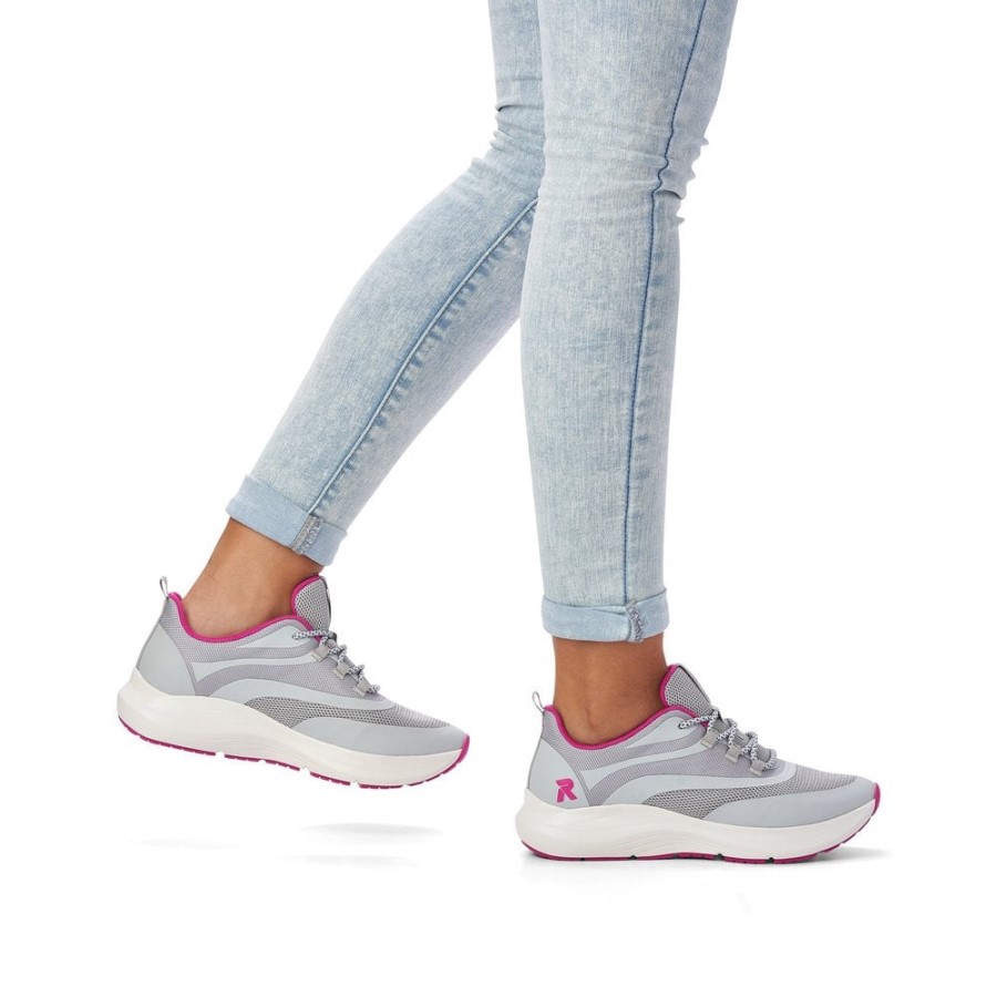 Pantofi Dama Rieker R-evolution 42104 Gri
