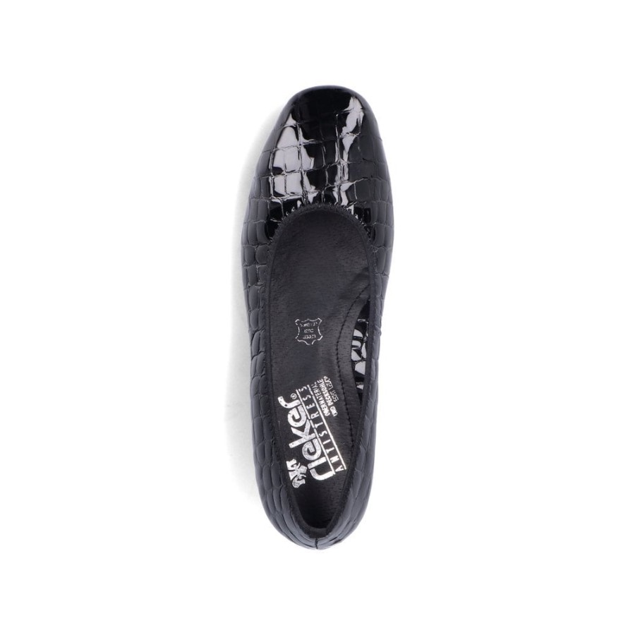 Rieker 49260 Pantofi Slip-on Dama Negri