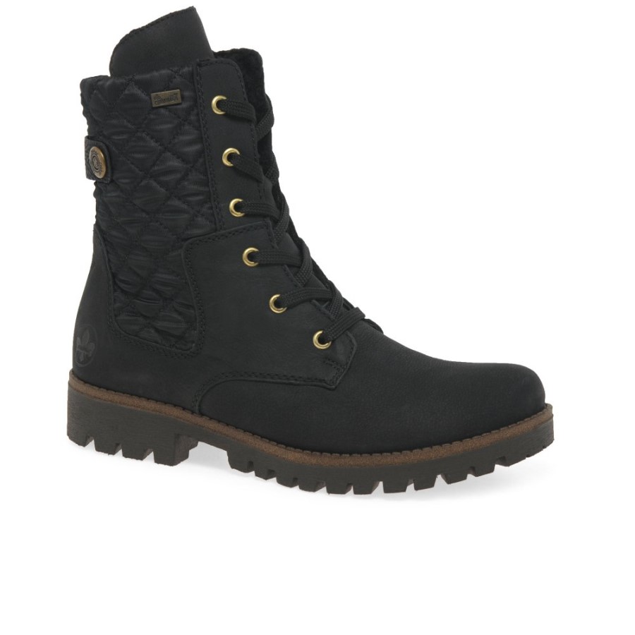 Botine Negre Rieker District Pentru Femei