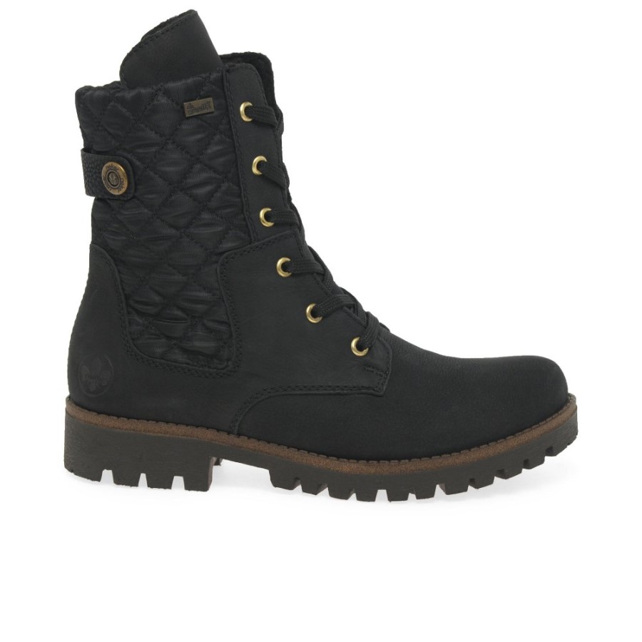 Botine Negre Rieker District Pentru Femei