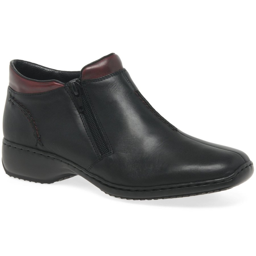 Botine Casual Pentru Femei Rieker Drizzle Negre