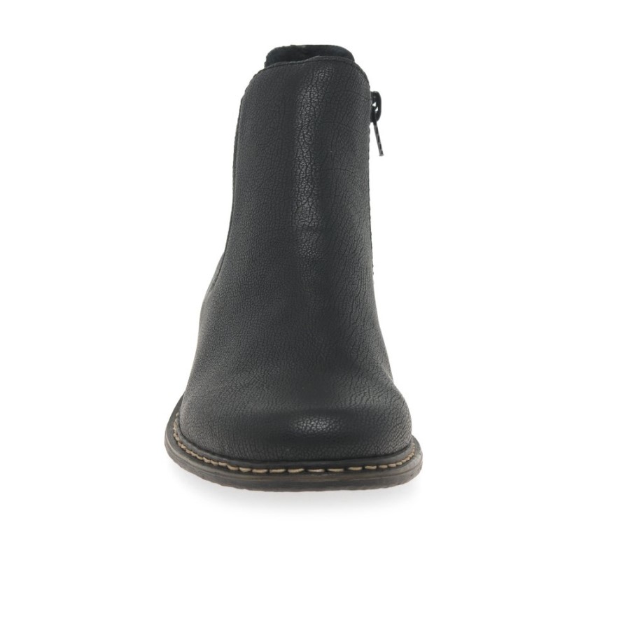 Cizme Chelsea Pentru Femei Rieker Elton Negre