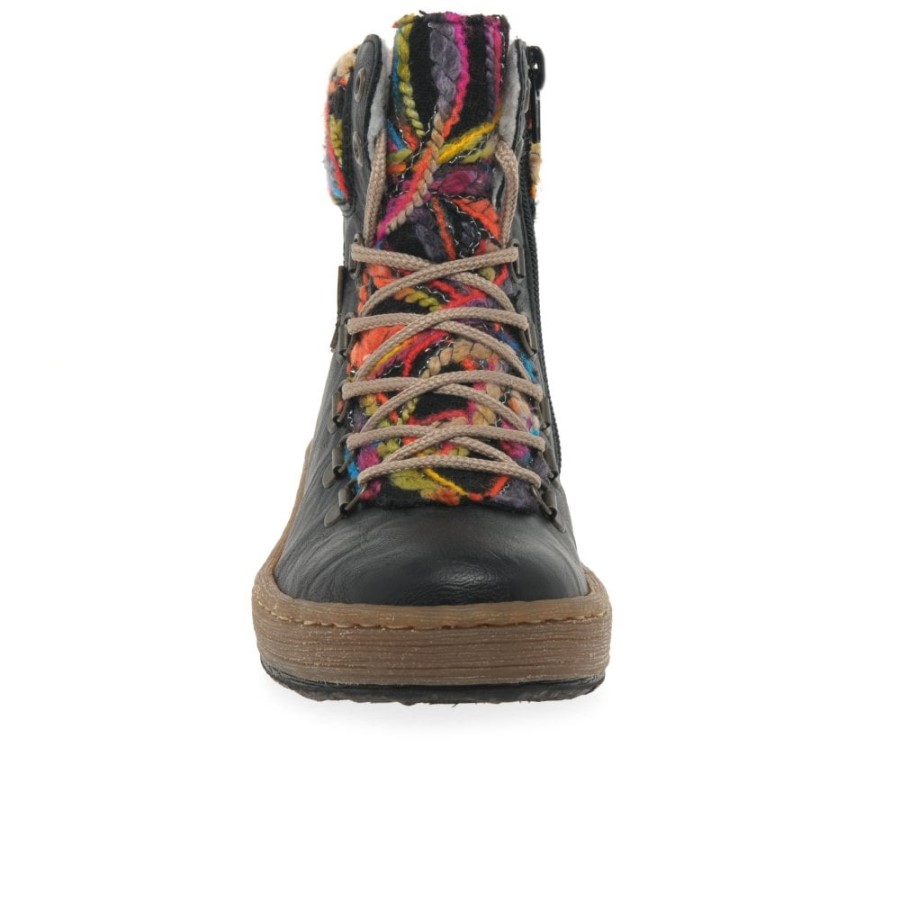 Botine De Drumeție Pentru Femei Rieker Smarald Negre