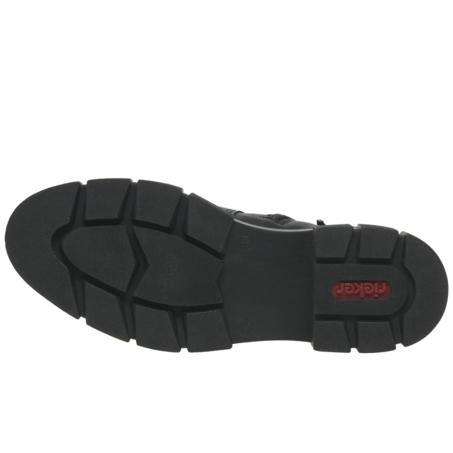 Black Rieker Nula Cizme Chelsea Dama