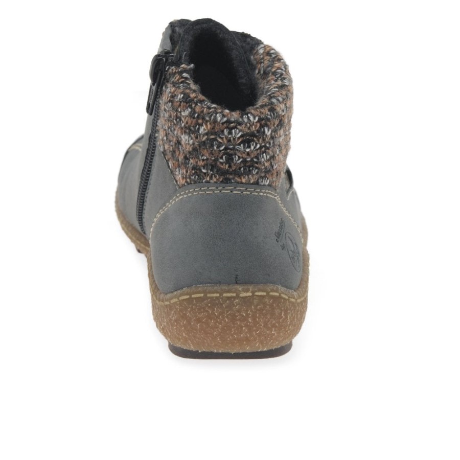 Botine De Damă Rieker Joely Albastre