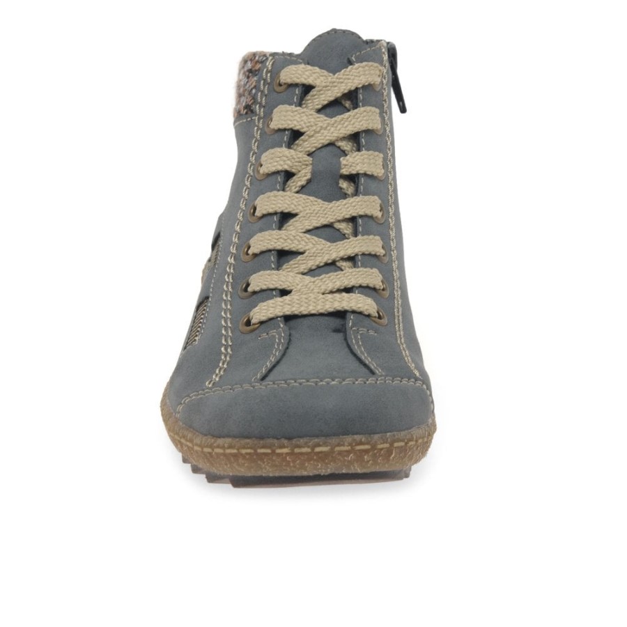 Botine De Damă Rieker Joely Albastre