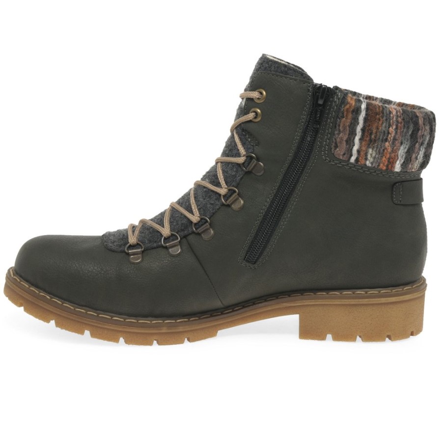 Cizme De Mers Casual Cu Dantelă Pentru Femei Forest Rieker Peak