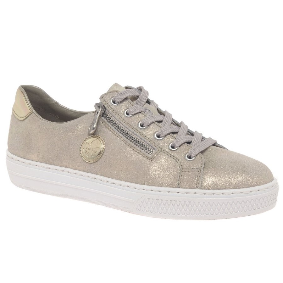 Gold Rieker Delight Pantofi Casual Cu Dantelă Pentru Femei