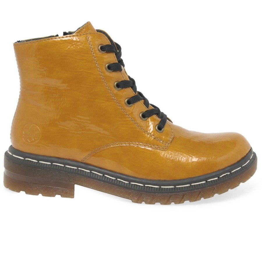 Botine De Dama Mustard Rieker Flame Ii