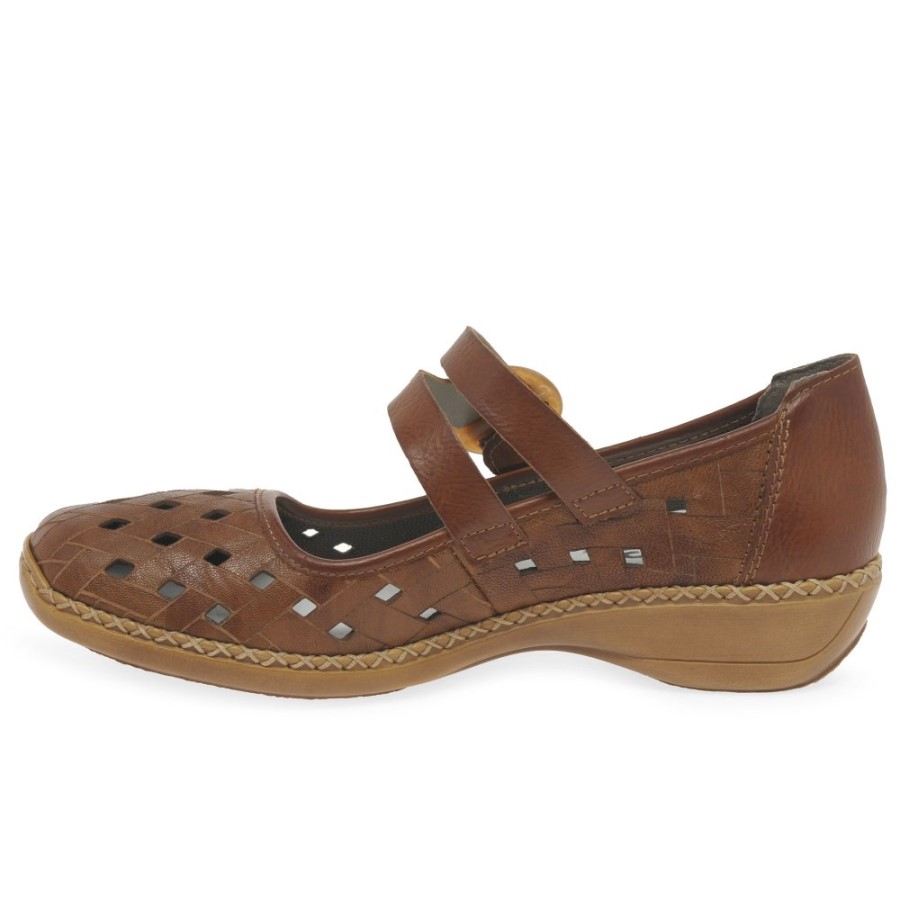 Rieker Deborah Pantofi Dama Mary Jane Cuoio