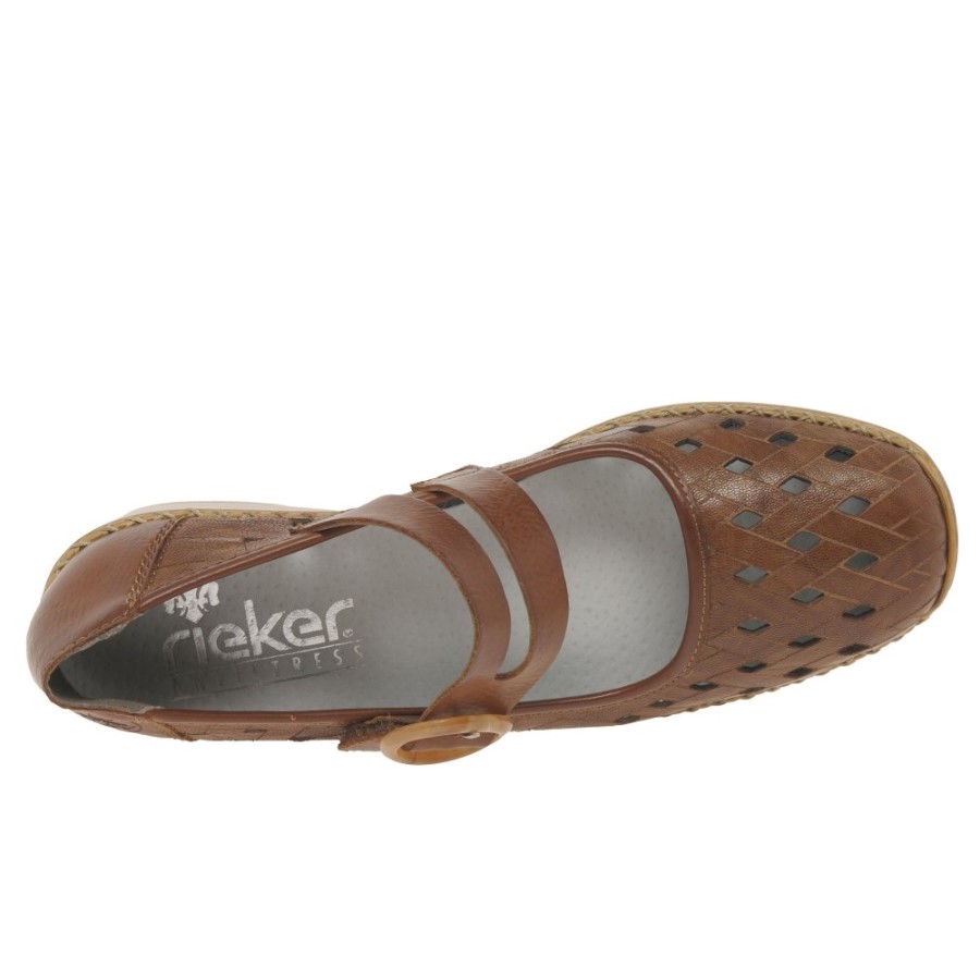 Rieker Deborah Pantofi Dama Mary Jane Cuoio