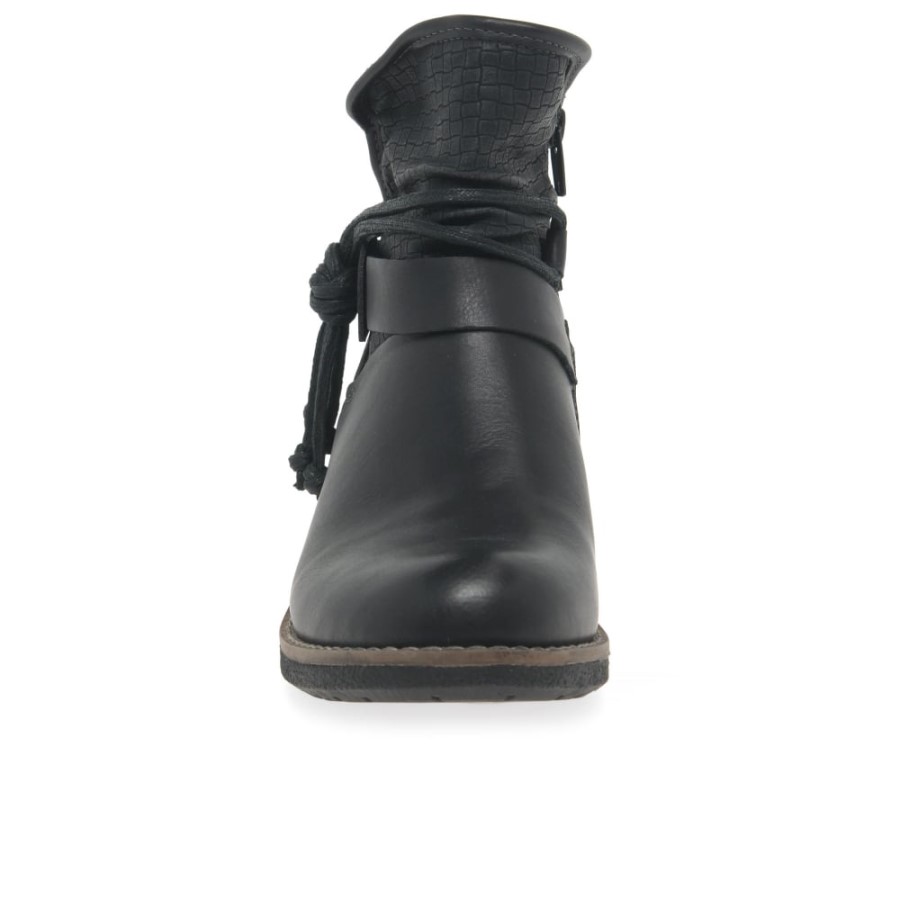 Botine Casual Dama Rieker Eaton Negre