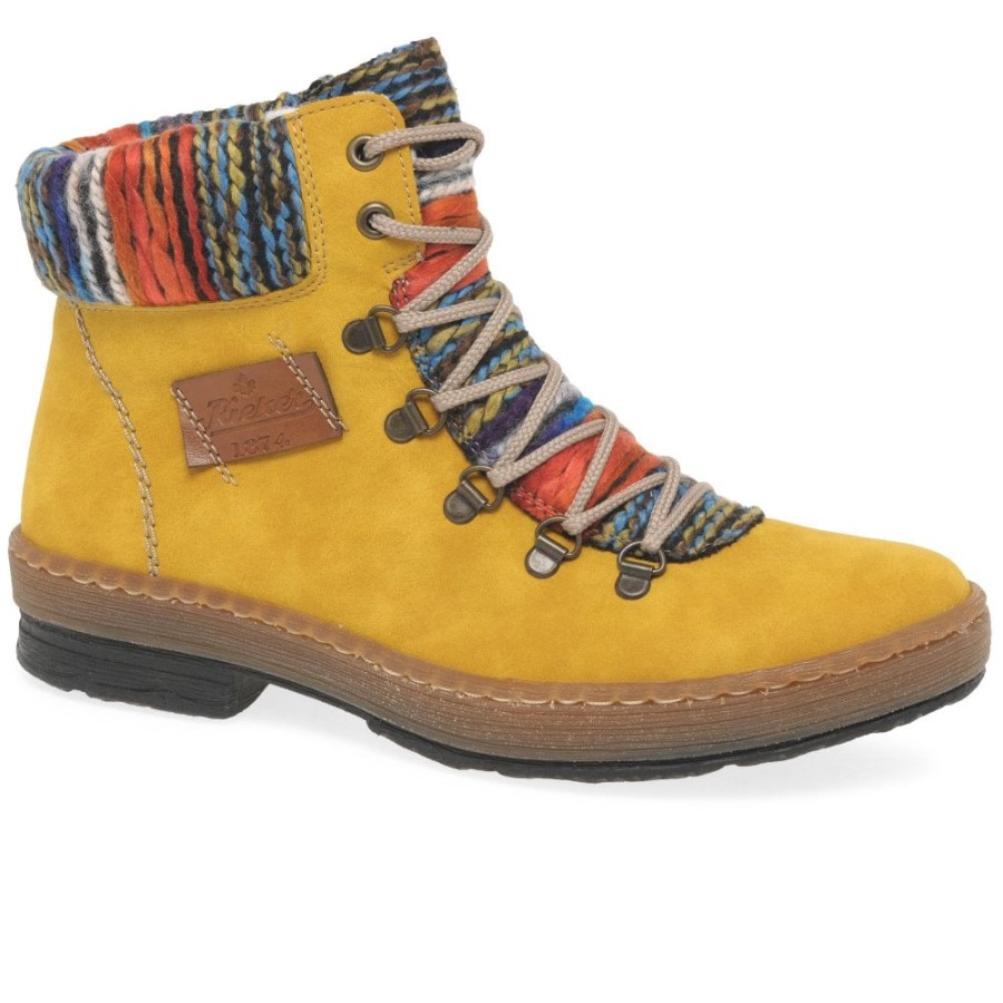 Rieker Emerald Botine De Drumeție Pentru Femei Miere