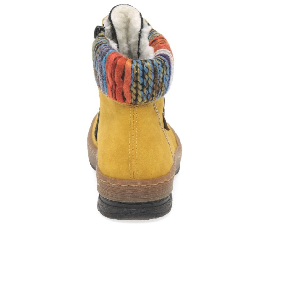 Rieker Emerald Botine De Drumeție Pentru Femei Miere