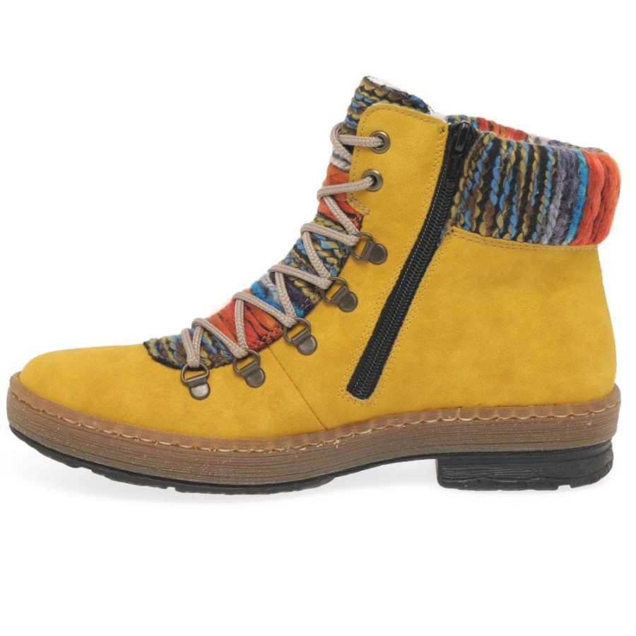 Rieker Emerald Botine De Drumeție Pentru Femei Miere