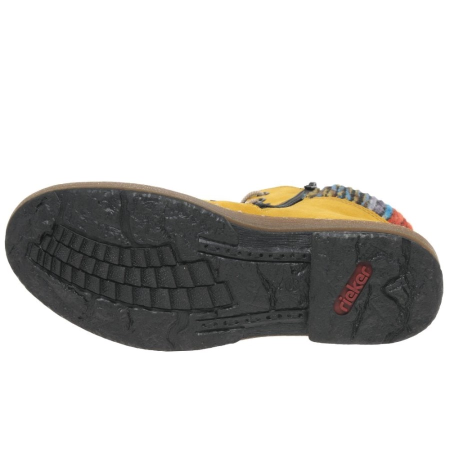 Rieker Emerald Botine De Drumeție Pentru Femei Miere