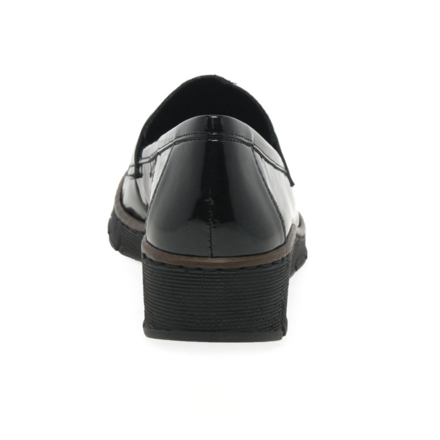 Pantofi Casual Dama Rieker Glisten Negri