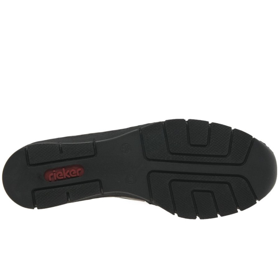 Pantofi Casual Dama Rieker Glisten Negri