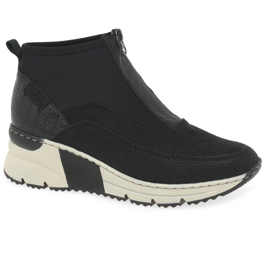 Botine Femei Rieker Greece Negre