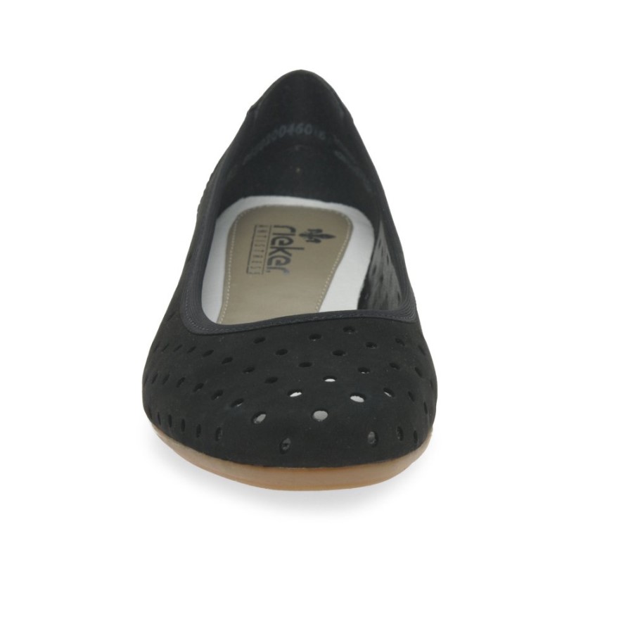 Pantofi De Balet Pentru Femei Rieker Harrington Negri