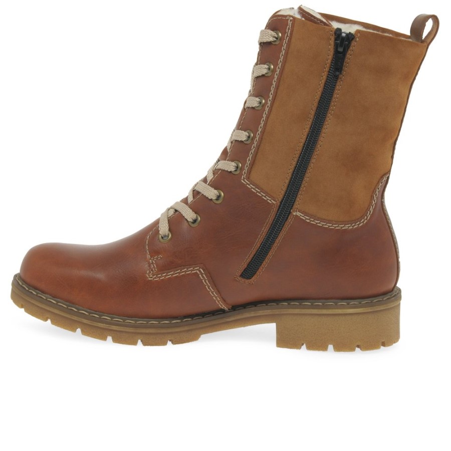 Rieker Hike Botine Dama Bronz