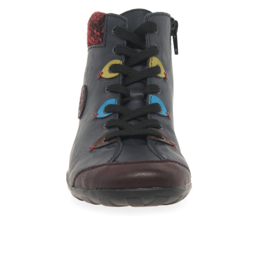 Botine Casual Dama Rieker Josie Bleumarin