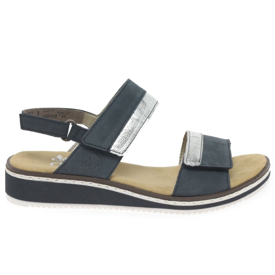 Sandale Rieker Saints Pentru Femei Cu Toc Panic Pacific