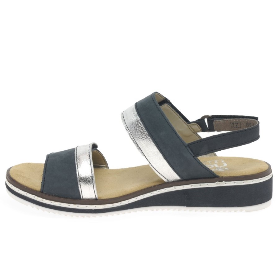 Sandale Rieker Saints Pentru Femei Cu Toc Panic Pacific