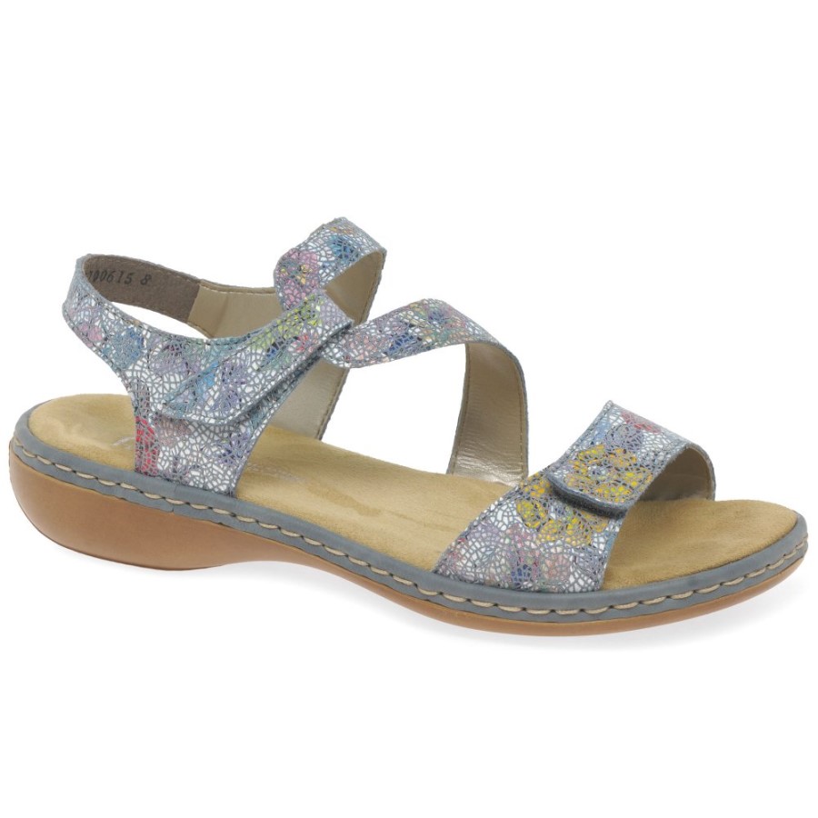 Sandale Rieker Sphere Pentru Femei Riptape Apus De Soare