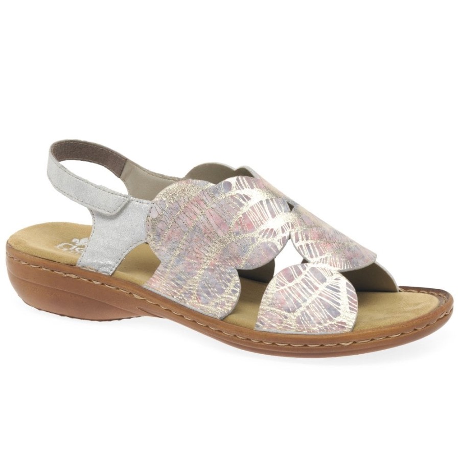 Sandale Dama Rieker Spin Roz