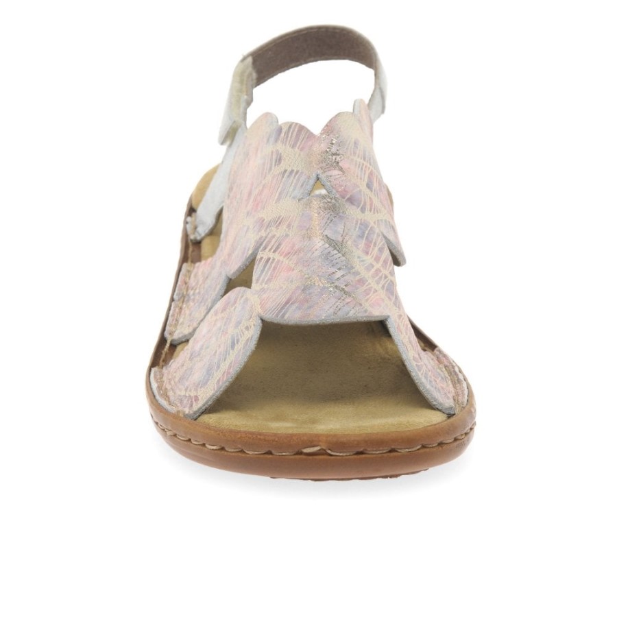 Sandale Dama Rieker Spin Roz