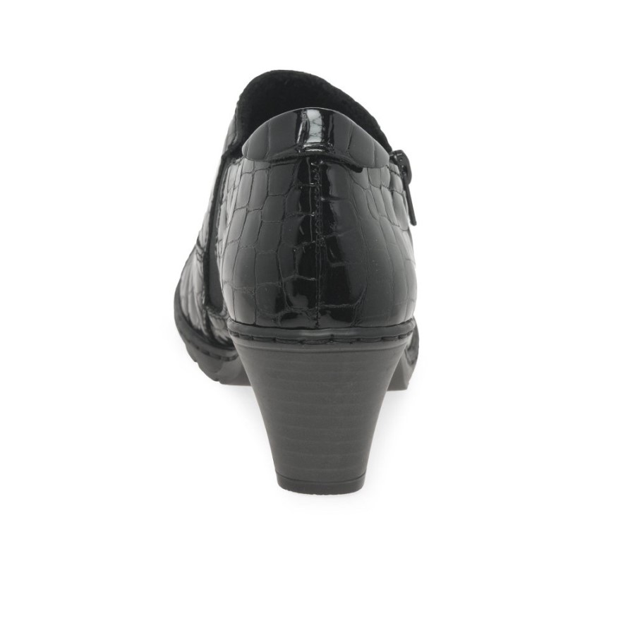 Rieker Tease Pantofi De Curte Pentru Damă Cu Tăietură înaltă, Negri