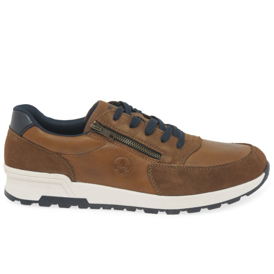 Saddle Rieker Bruges Mens Trainers