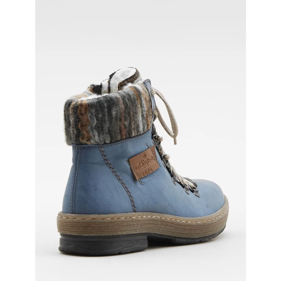 Botine Rieker Cu Siret Galbene