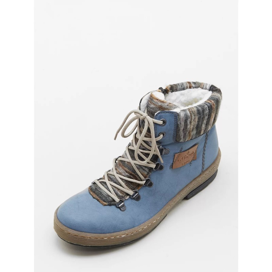 Botine Rieker Cu Siret Galbene