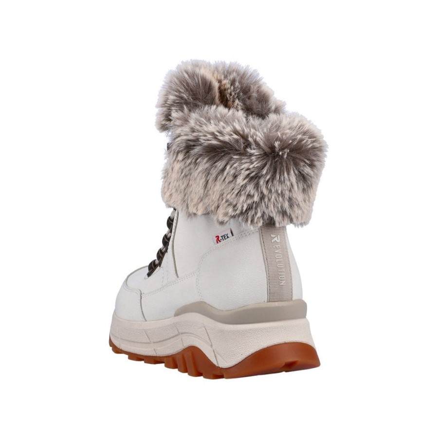 Rieker R-evolution W0063 Cizme Femei Albe