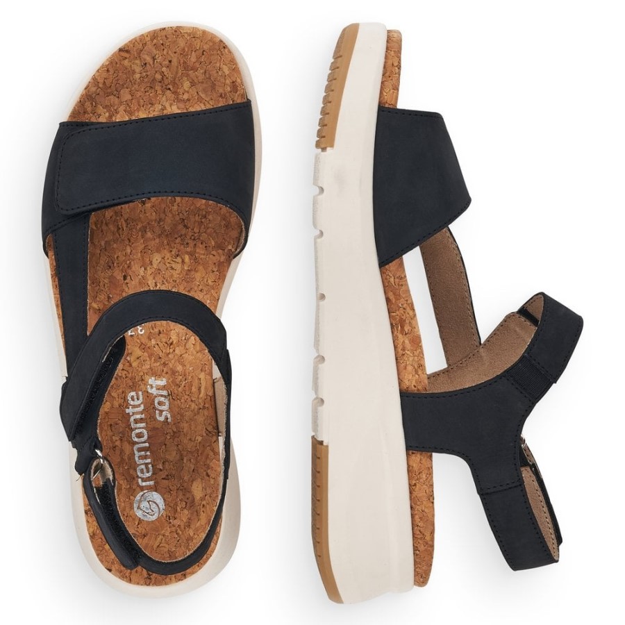 Rieker Remonte D9551 Femei Sandale Albastre